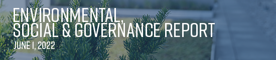 Environmental, Social & Governance Report